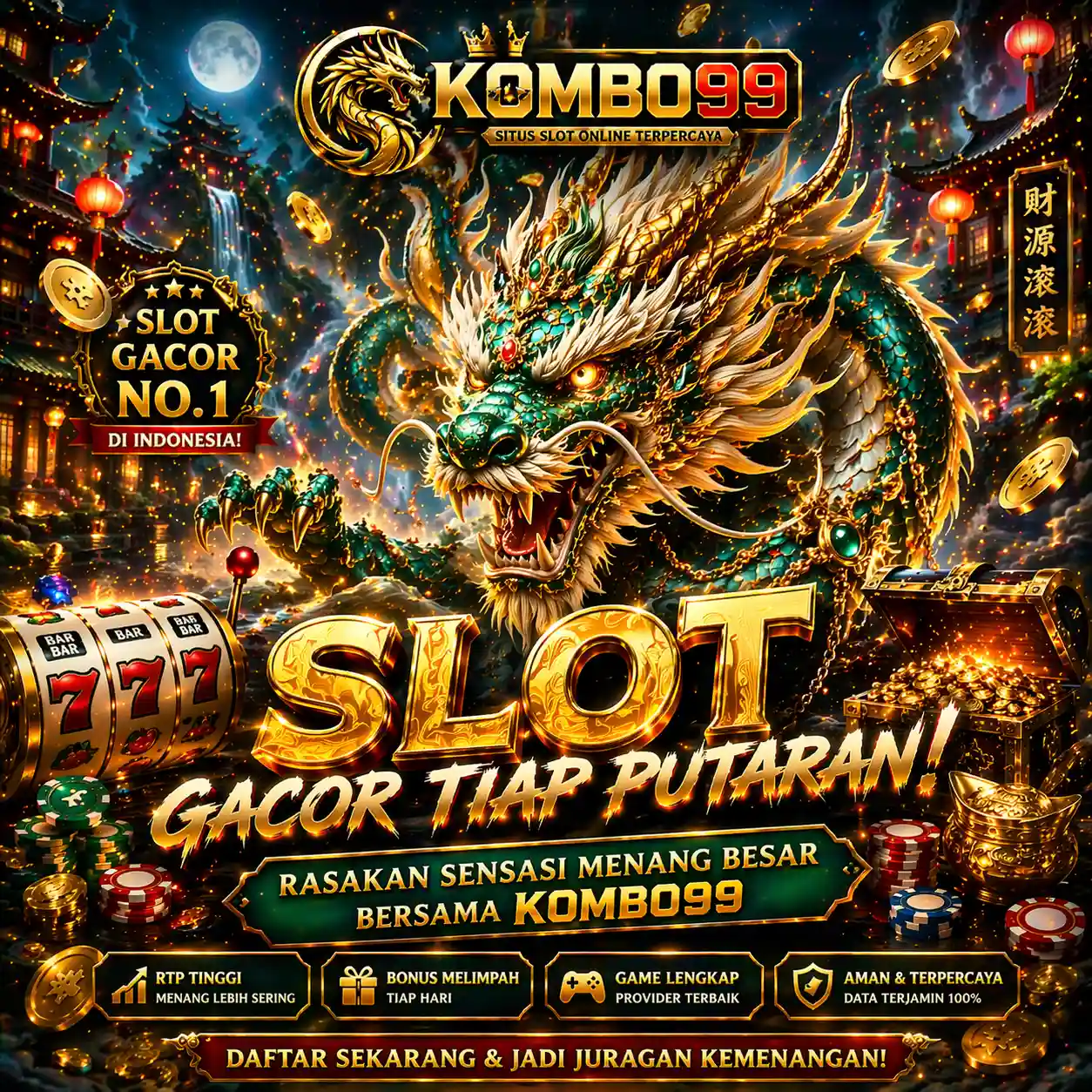 KOMBO99: Dukungan Slot Gacor Dengan Sensasi Rtp Services 24 Jam